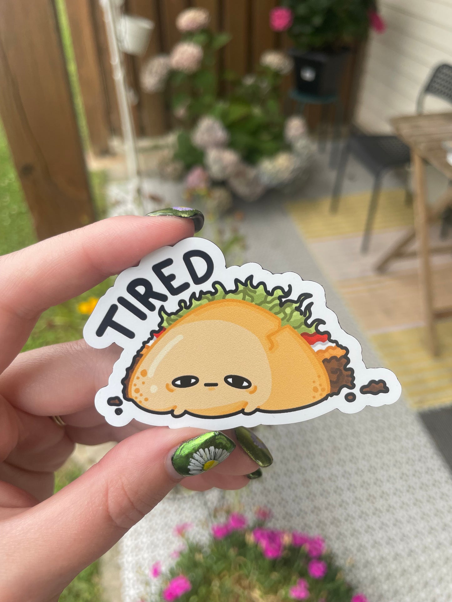 Tired Taco Magnet