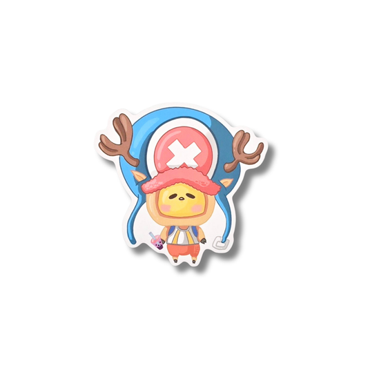 Chopper 3in matte vinyl sticker